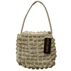 BOLSO DE MANO COLOR TOPO
