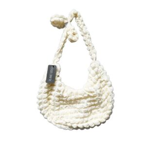 BOLSO DE MANO HOBO BEIGE
