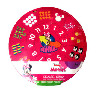 RELOJ DE APRENDIZAJE ROMPECABEZAS  - MINNIE