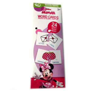 TARJETAS DE PALABRAS  24 PIEZAS - MINNIE