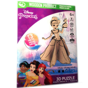 ROMPECABEZAS 3D - CON CAJA  PRINCESAS
