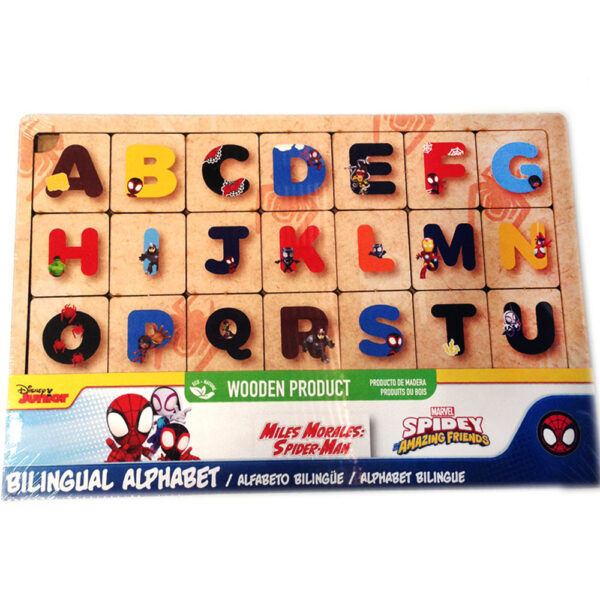 ABECEDARIO PIEZAS DIDACTICAS - SPIDEY