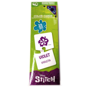 TARJJETAS DE COLORES / 24 PIEZAS -  STITCH
