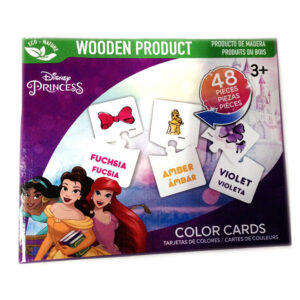 TARJJETAS DE COLORES / 48 PIEZAS -  PRINCSAS