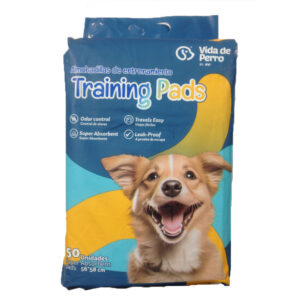 ALMOHADILLAS DE ENTRENAMIENTO CON PROTECCIÃN SUPER ABSORBENTE 22 X 23PLG  50 UNID. - VIDA DE PERRO