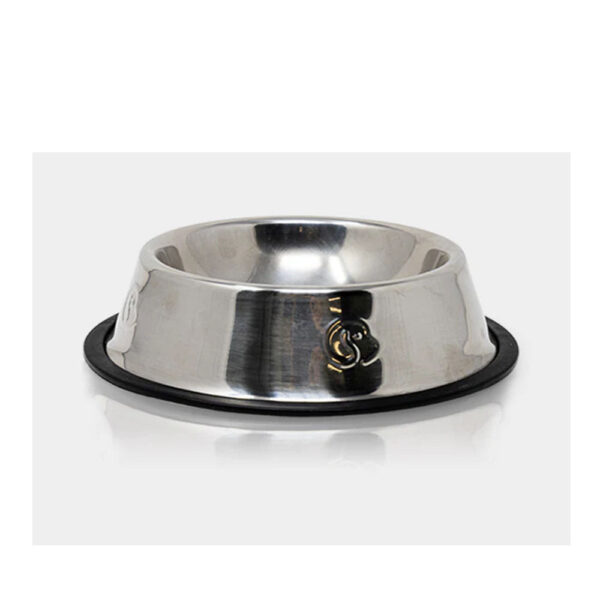 PLATO DE ACERO INOXIDABLE PARA PERRO, 200G,  26CM - VIDA DE PERRO