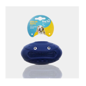 JUGUETE PARA PERROS DE CAUCHO NATURAL 13.3X7.2X7.3 CM COLORES SURTIDOS 18 PCS POR COLOR - VIDA DE PERRO